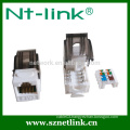 High performance NEXT 3dB Toolless Cat6 UTP Keystone jack